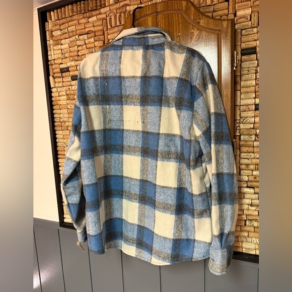 Vintage 80’s NWT Mcgregor Bagpipe wool blend heavy plaid flannel size XL - Picture 6 of 7